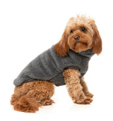 Turtle Teddy Sweater - Charcoal by Fuzzyard