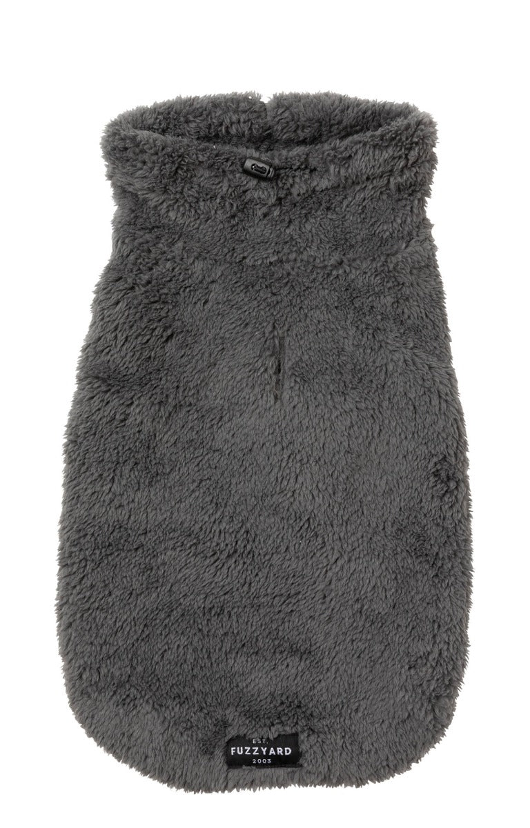 Turtle Teddy Sweater - Charcoal by Fuzzyard