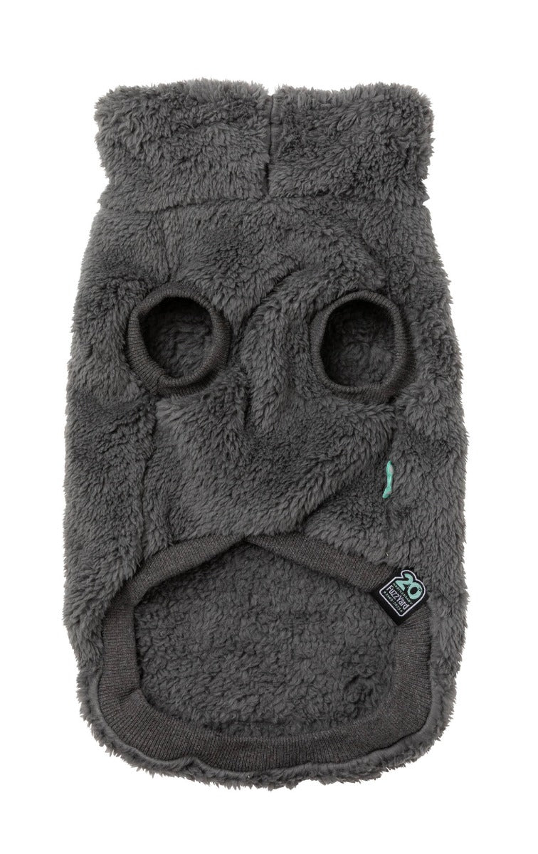 Turtle Teddy Sweater - Charcoal by Fuzzyard