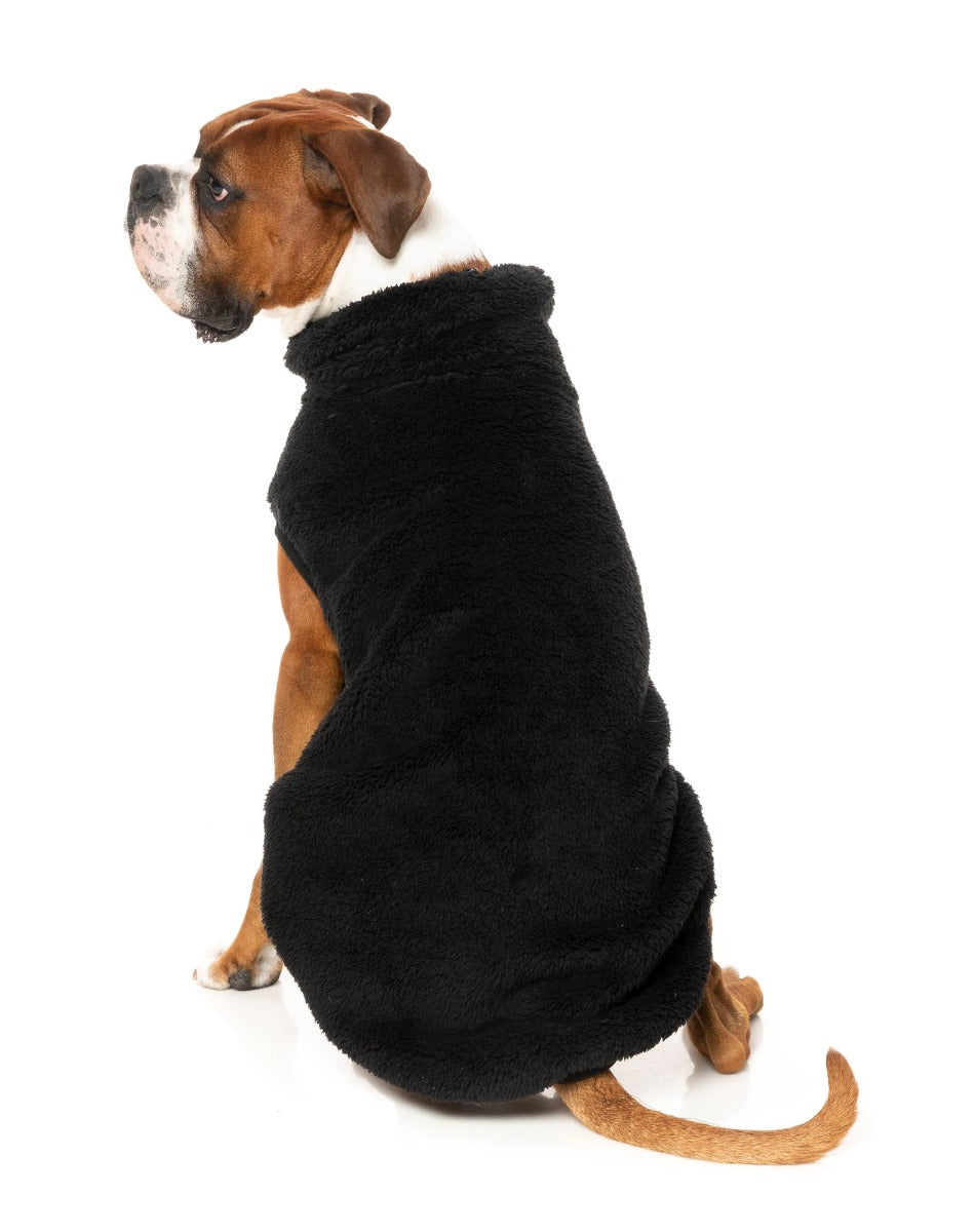 Turtle Teddy Sweater - Black by Fuzzyard