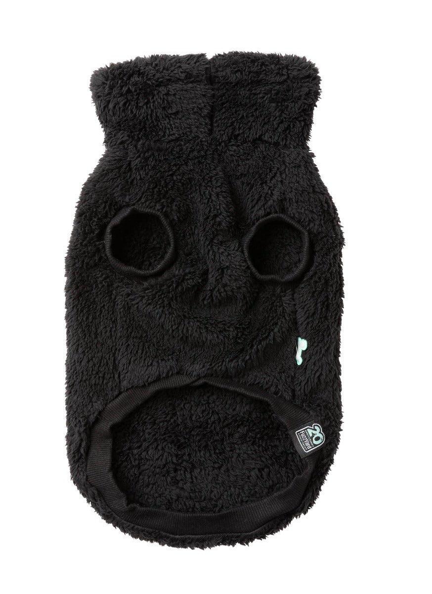 Turtle Teddy Sweater - Black by Fuzzyard