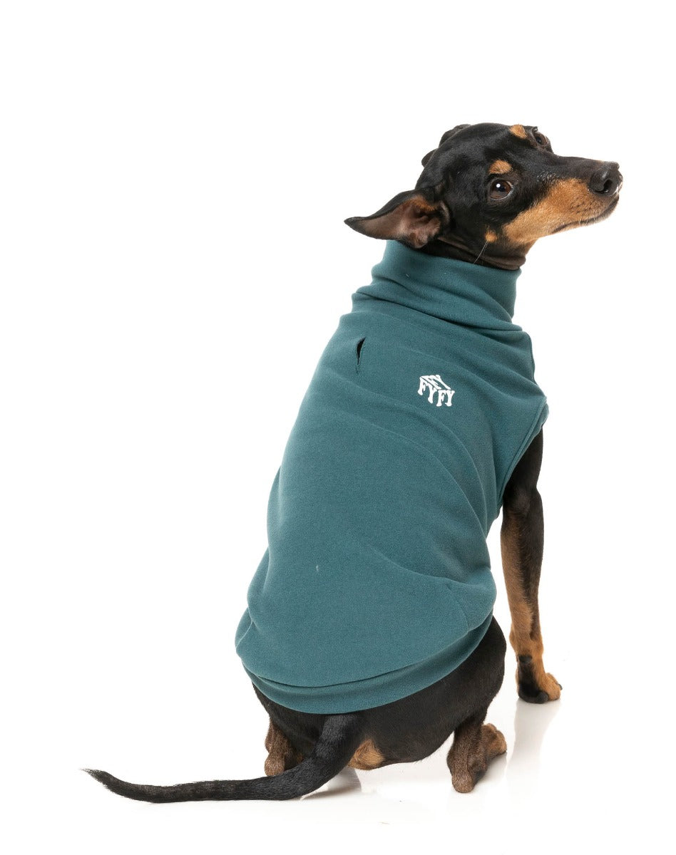 Rock It Sweater - Dark Green by FuzzYard
