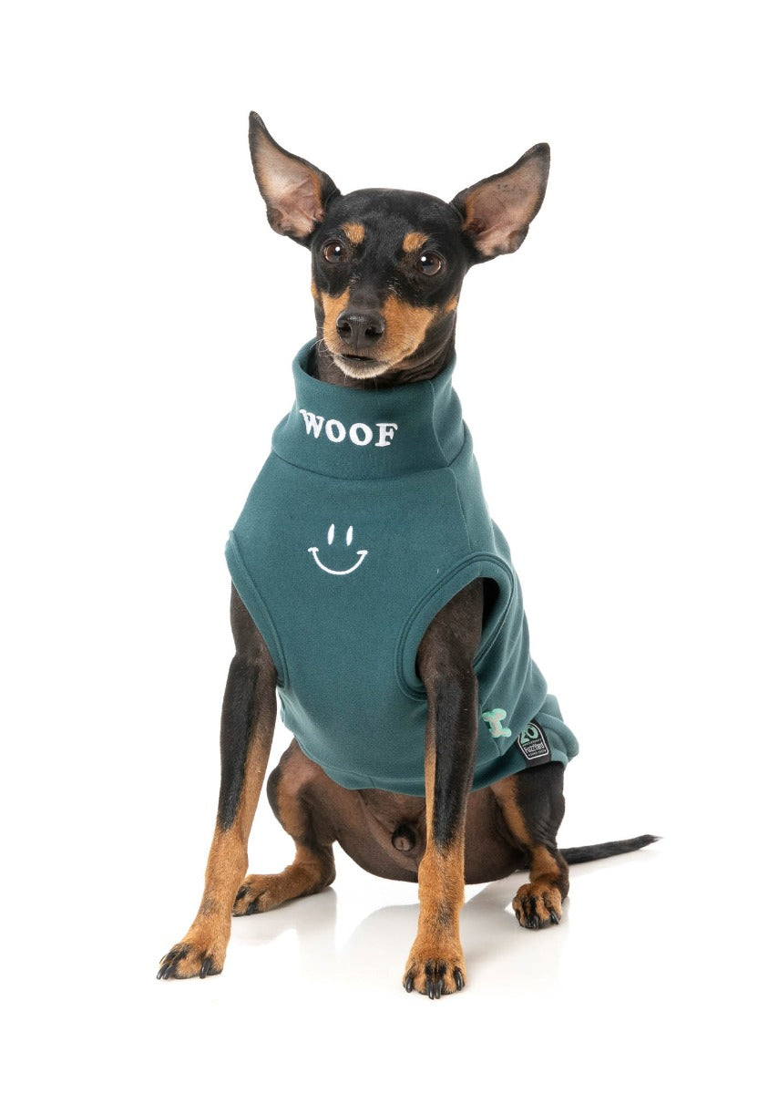 Rock It Sweater - Dark Green by FuzzYard