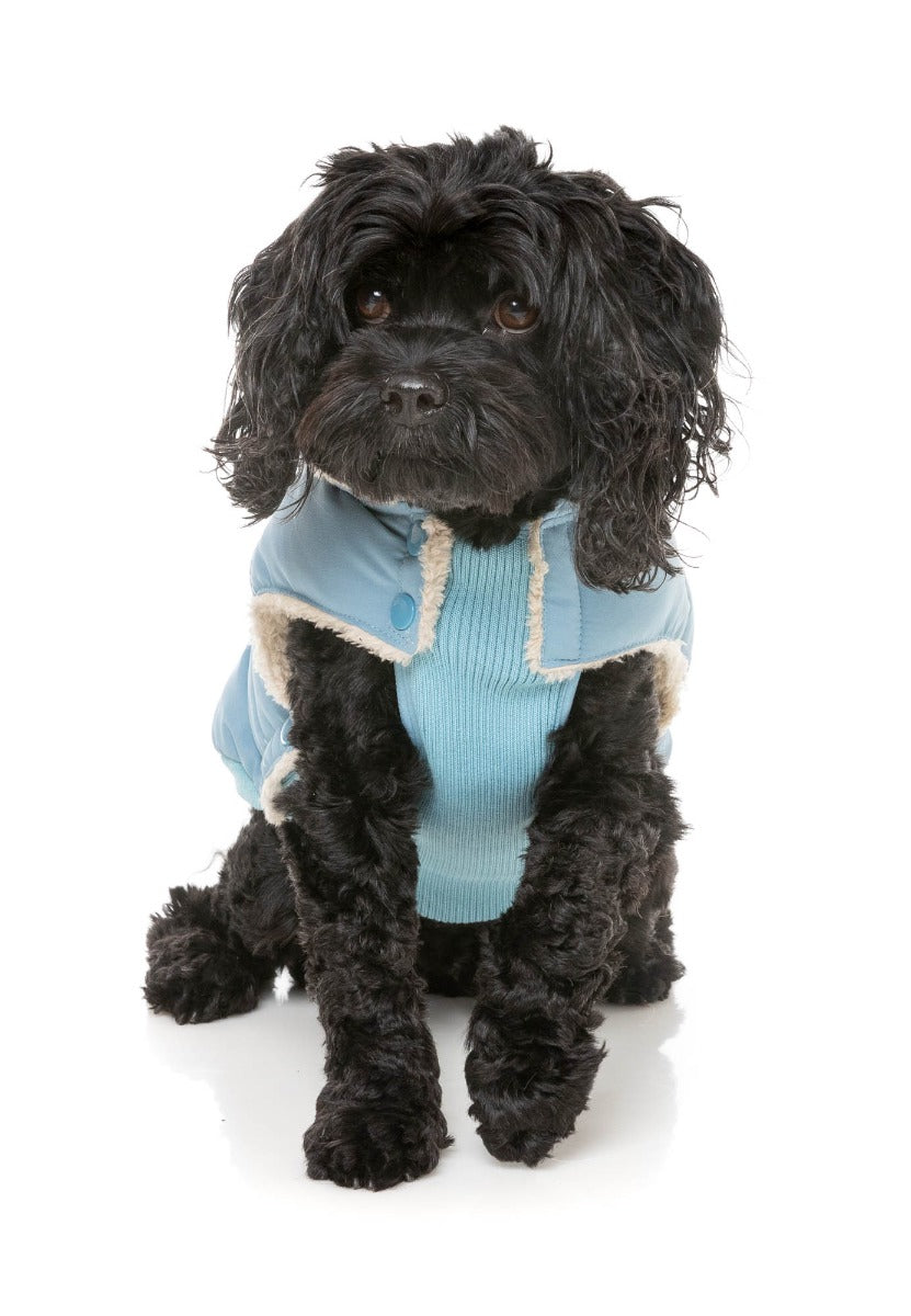 Essential Puffer Jacket - Blue by FuzzYard
