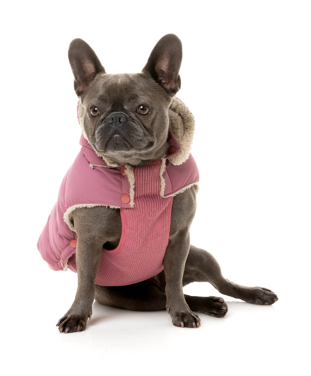 Essential Puffer Jacket - Mauve by FuzzYard