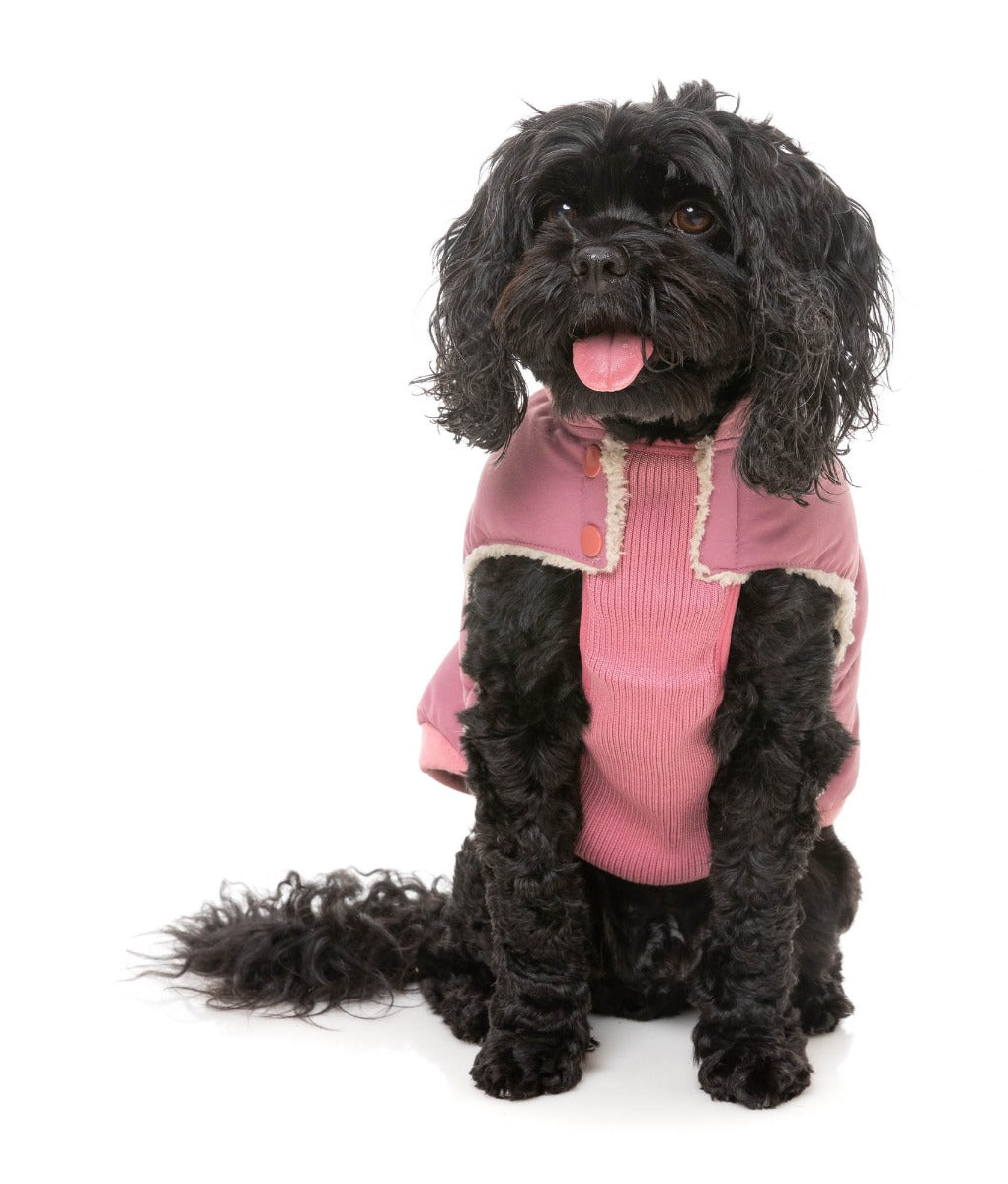 Essential Puffer Jacket - Mauve by FuzzYard