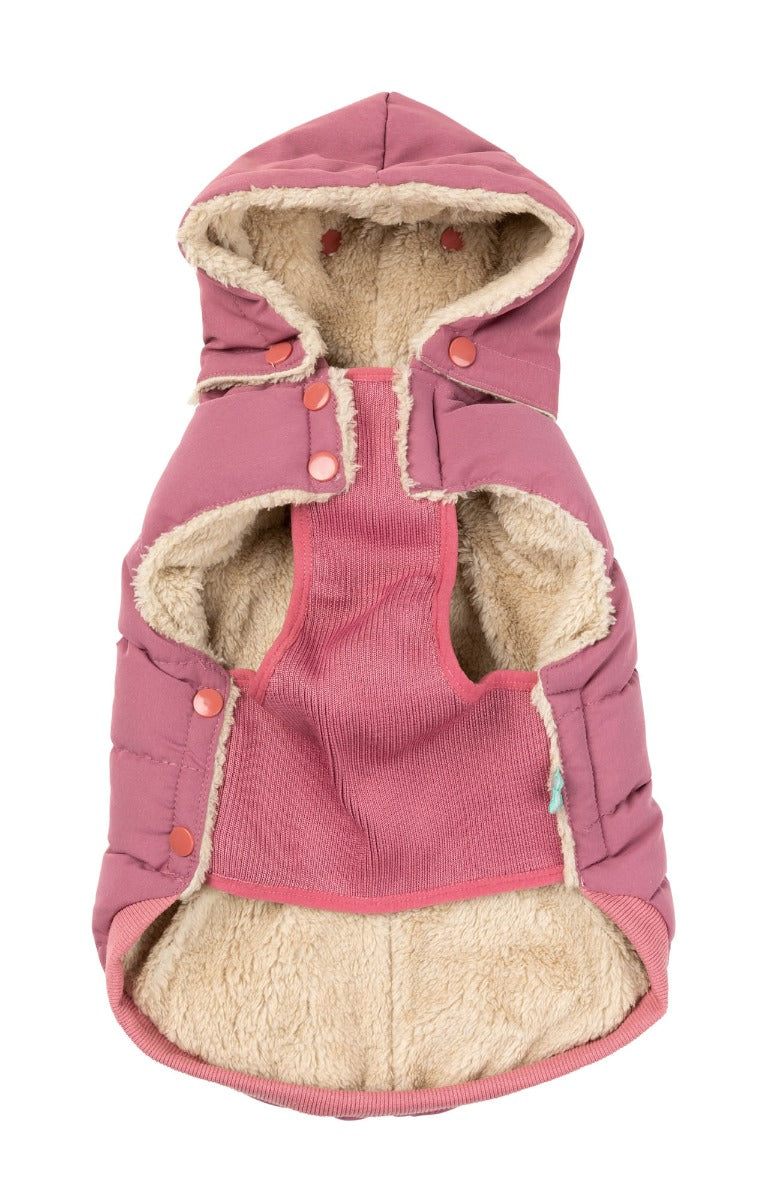 Essential Puffer Jacket - Mauve by FuzzYard
