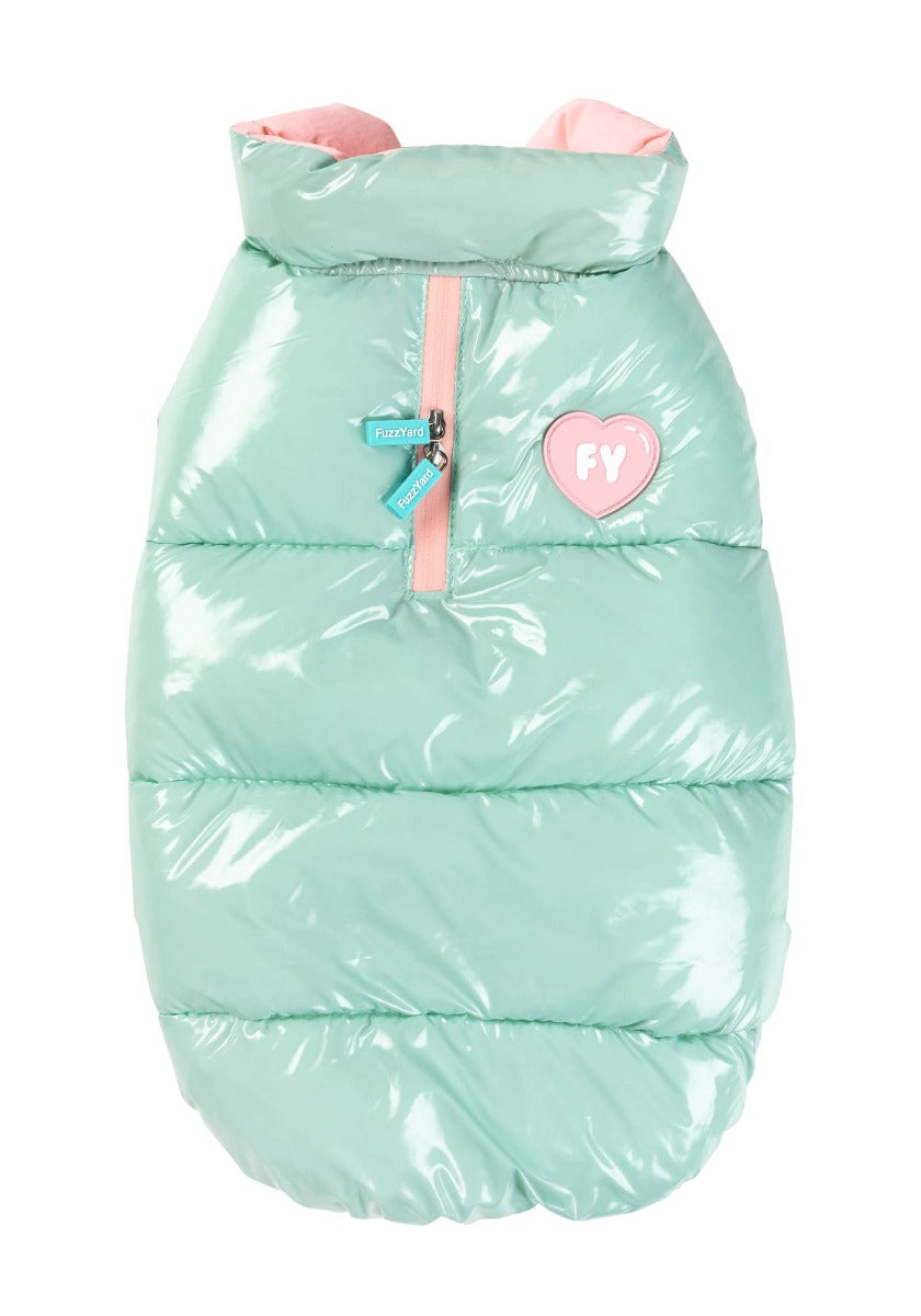 Amor Puffer Jacket - Mint by FuzzYard