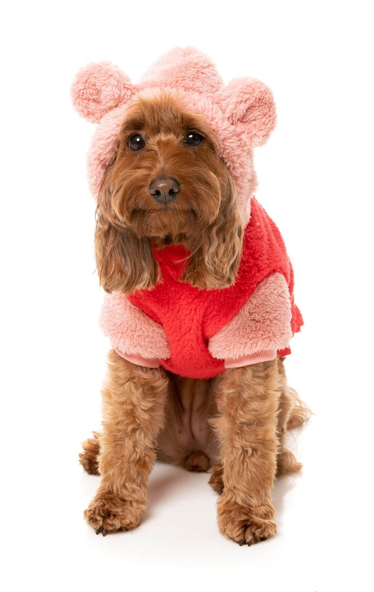 Winnie Hoodie - Red by FuzzYard