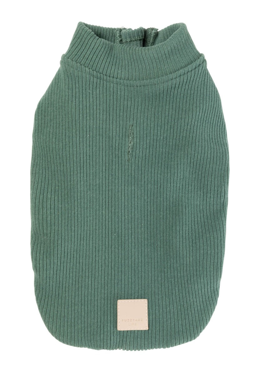 FuzzYard Life Ribbed Sweater - Myrtle Green by FuzzYard