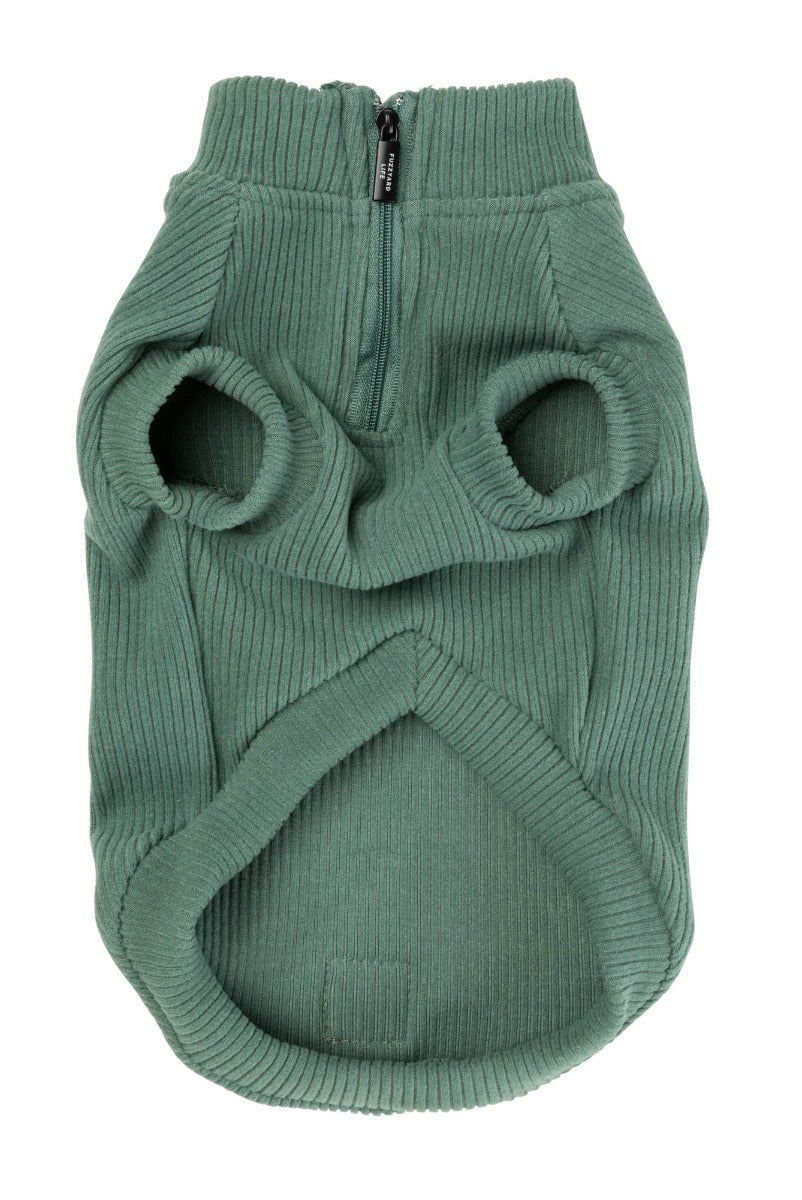 FuzzYard Life Ribbed Sweater - Myrtle Green by FuzzYard