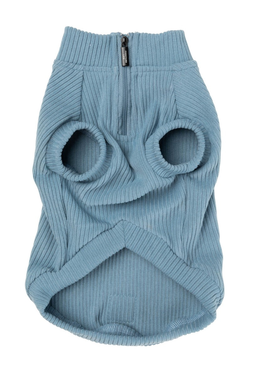 FuzzYard Life Ribbed Sweater - French Blue by FuzzYard