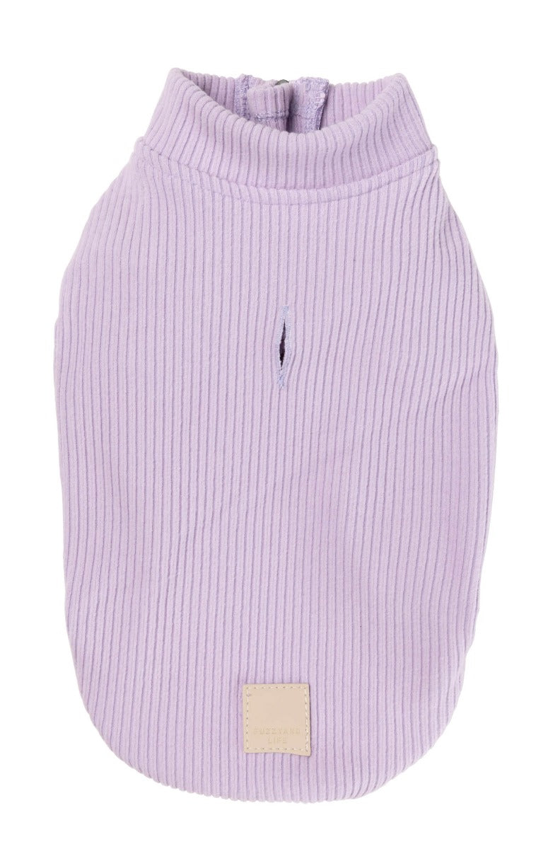 FuzzYard Life Ribbed Sweater - Lilac by FuzzYard