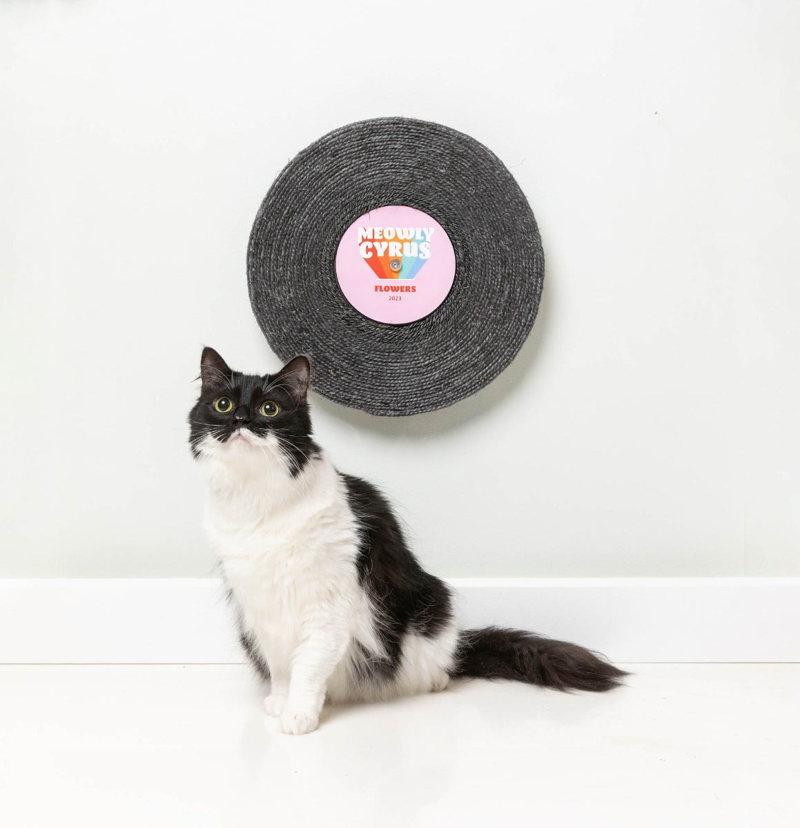 Meowly Cyrus - Record Cat Scratcher by FuzzYard