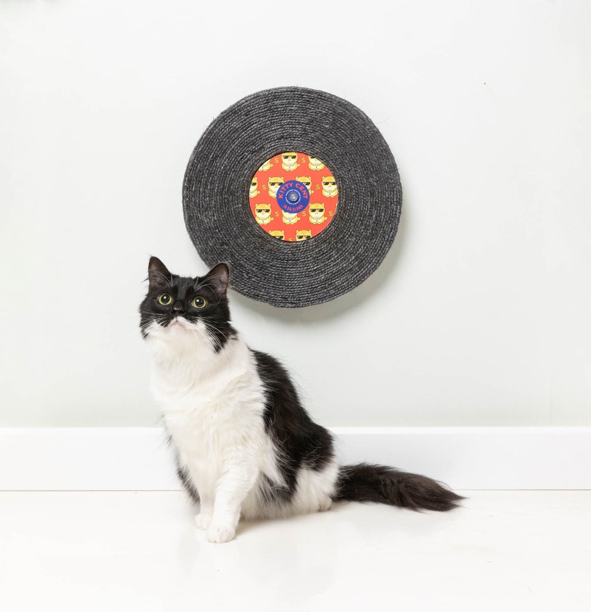 Kitty Cent - Record Cat Scratcher by FuzzYard
