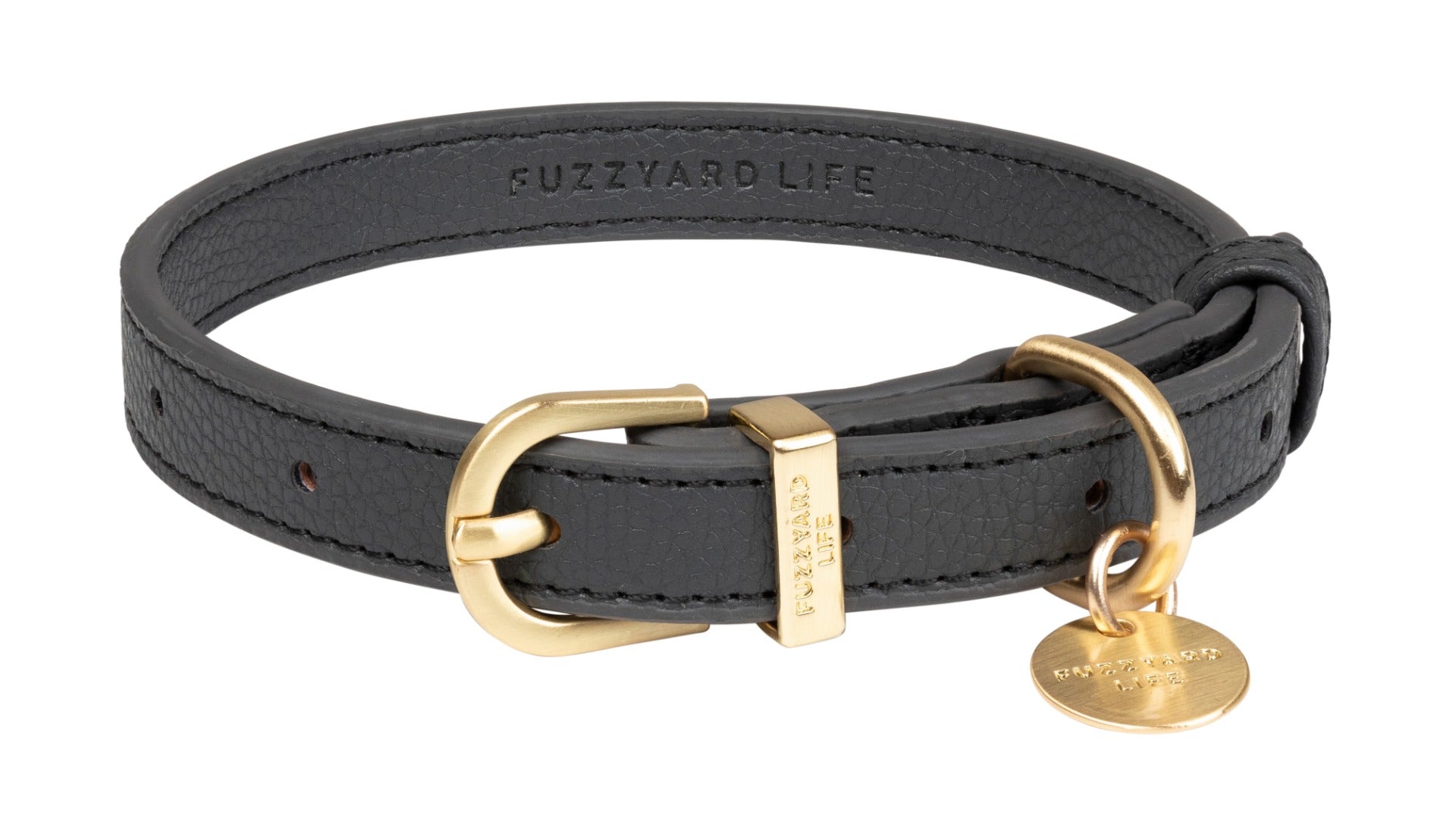 FuzzYard Life Atelier Dog Collar - Slate Grey