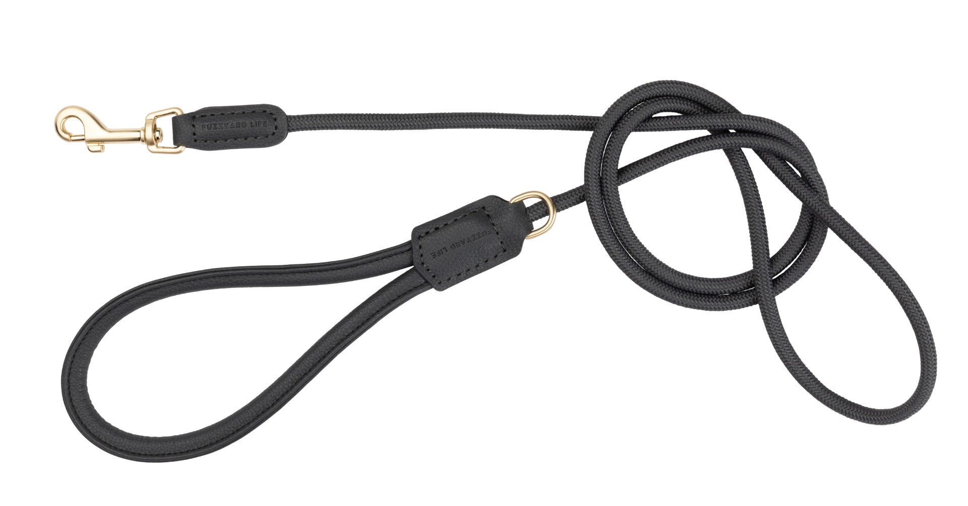 FuzzYard Life Atelier Dog Rope Lead - Slate Grey