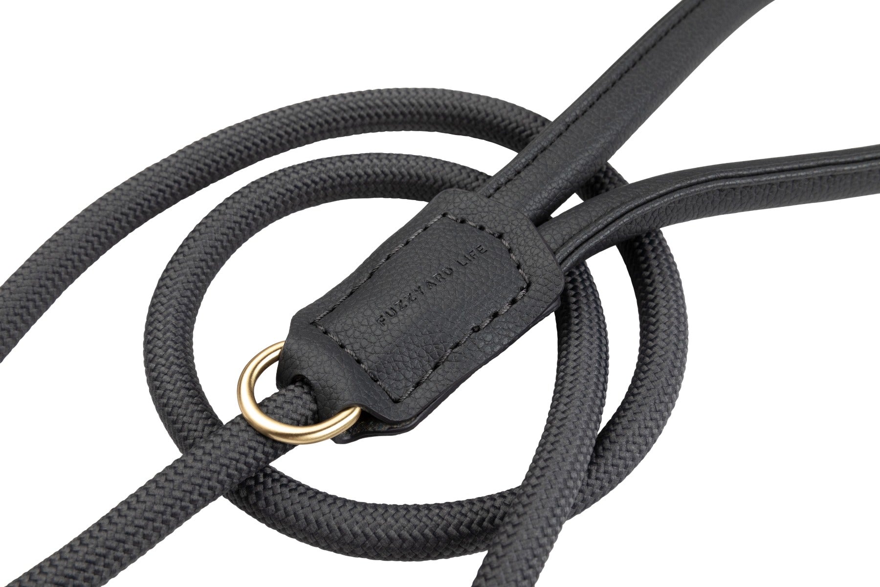 FuzzYard Life Atelier Dog Rope Lead - Slate Grey
