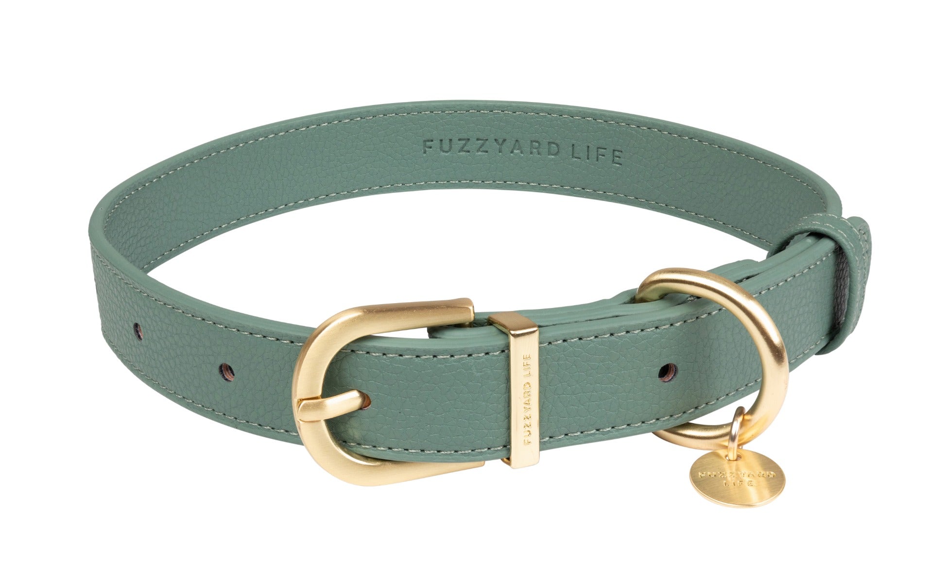 FuzzYard Life Atelier Dog Collar - Myrtle Green