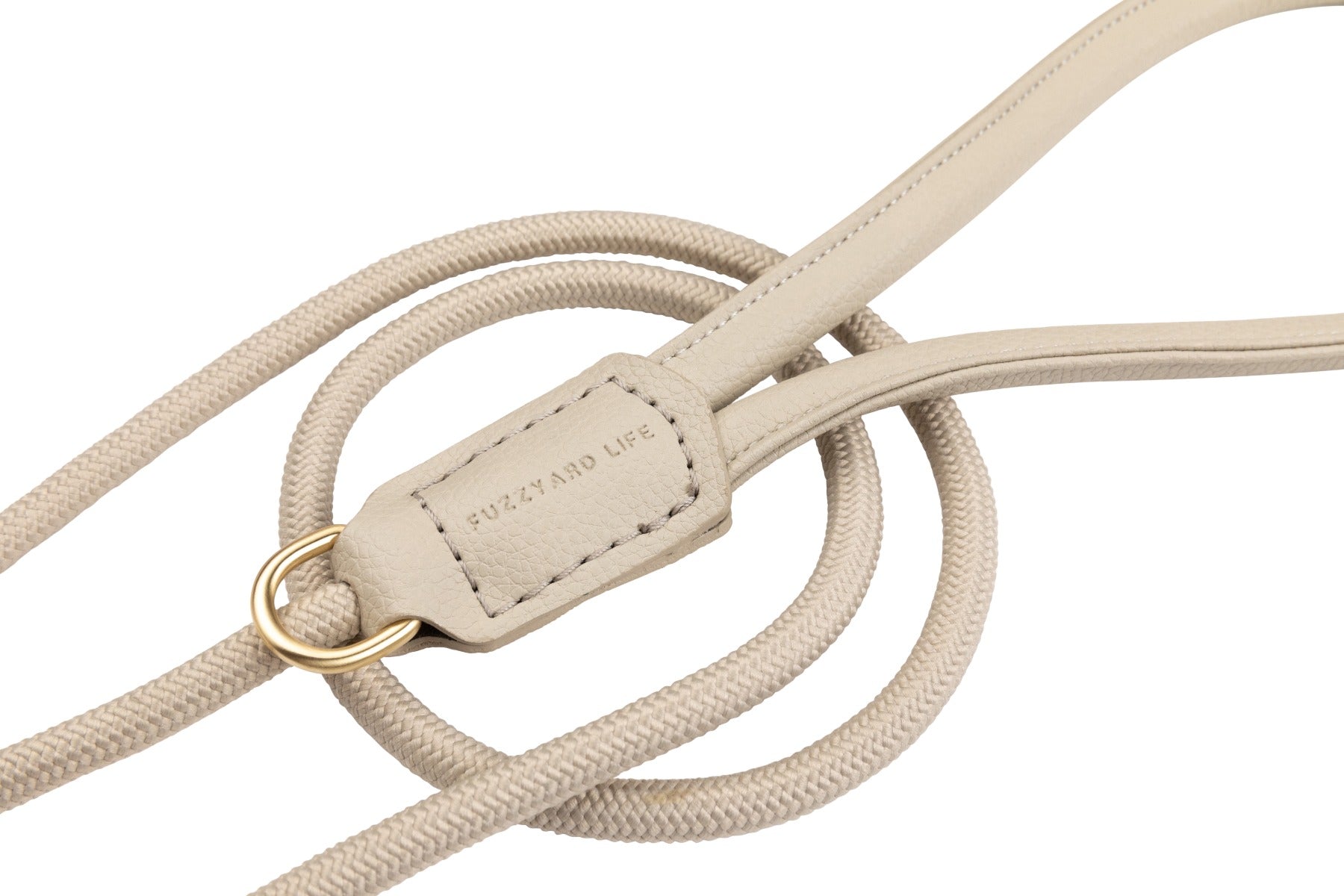 FuzzYard Life Atelier Dog Rope Lead - Sandstone