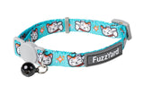 Cat Collar - Lucky Fur-Tune - Teal by FuzzYard