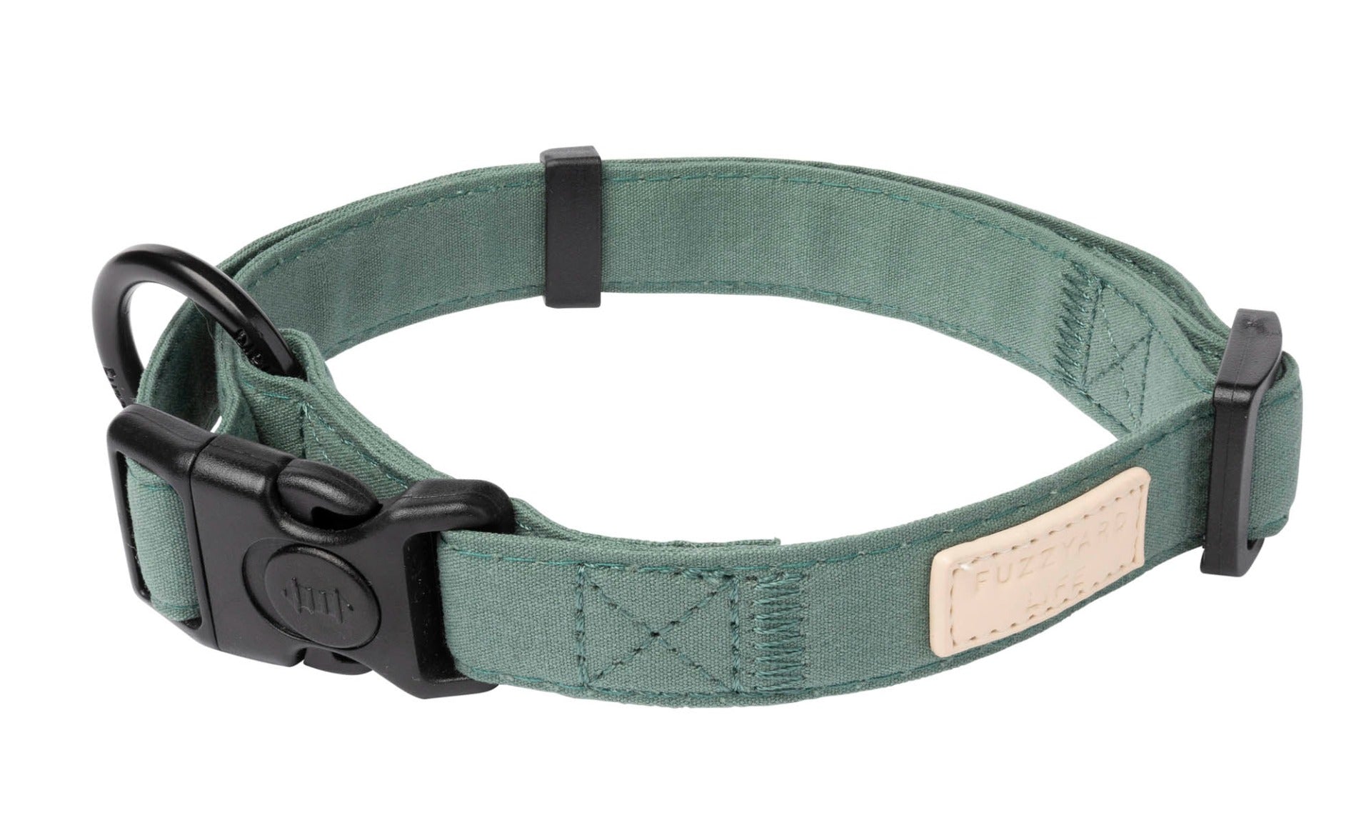 FuzzYard Life Dog Collar - Myrtle Green - medium
