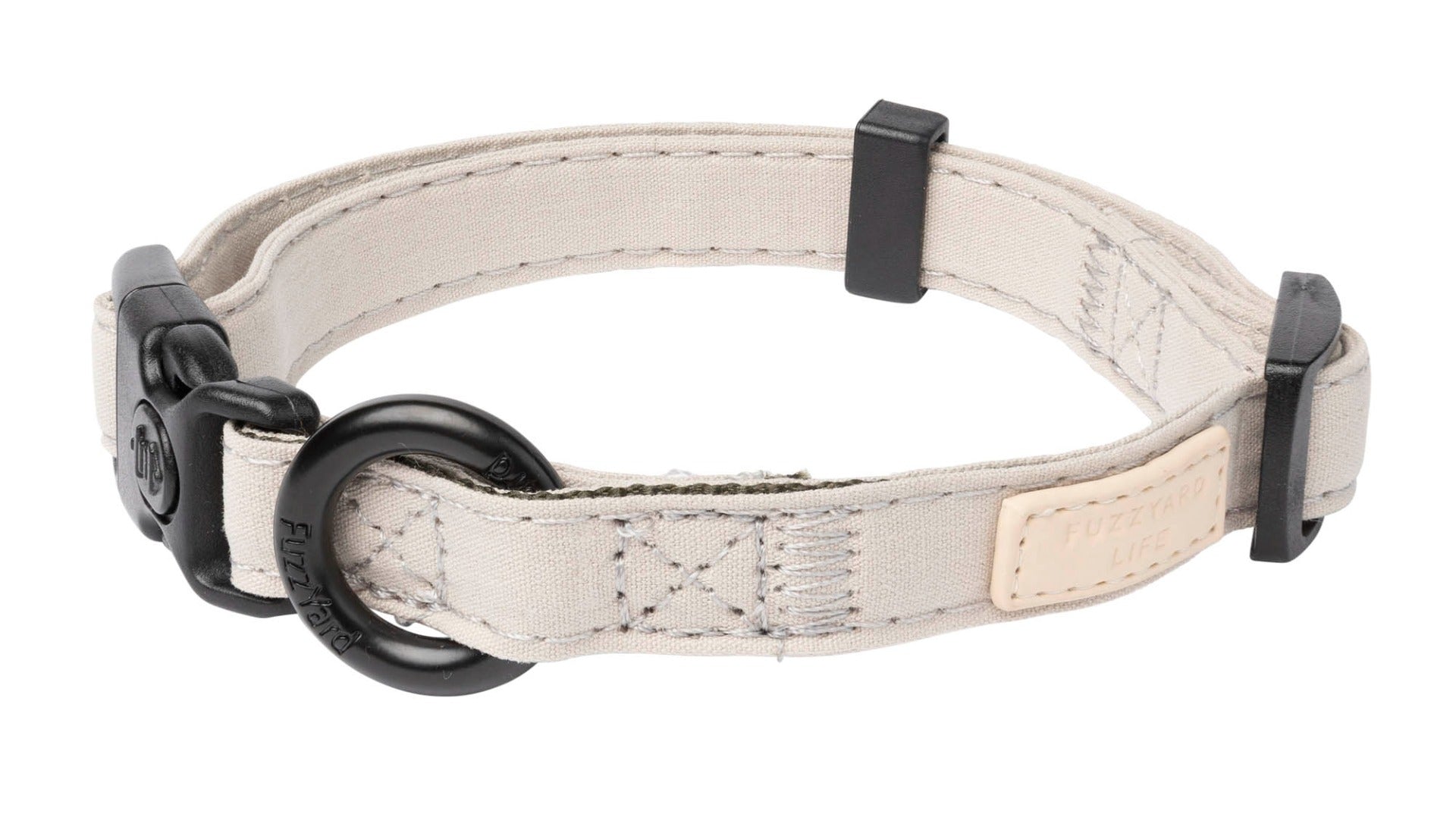 FuzzYard Life Dog Collar - Sandstone - small