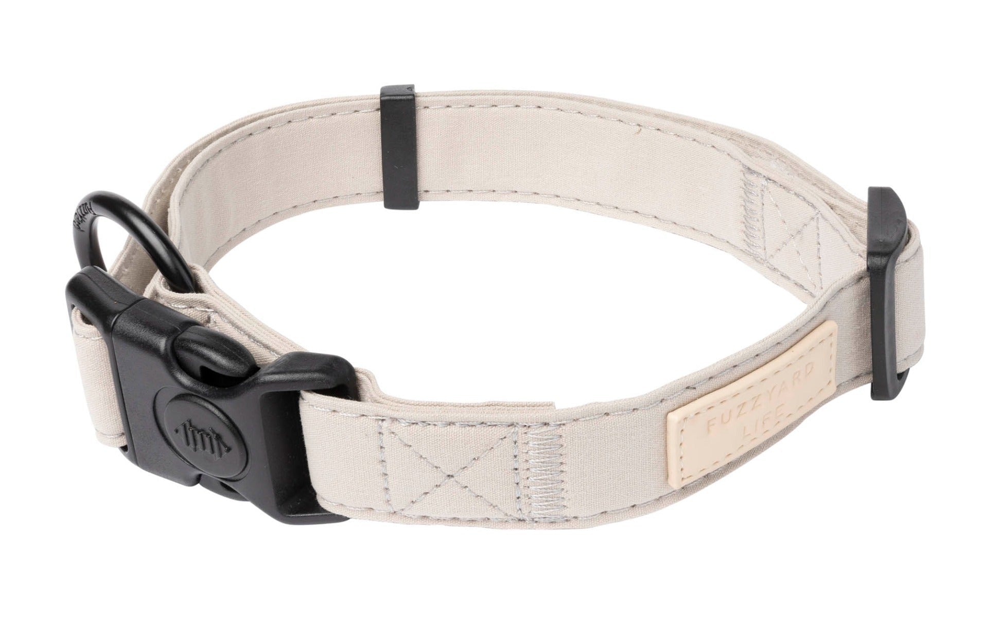FuzzYard Life Dog Collar - Sandstone - large