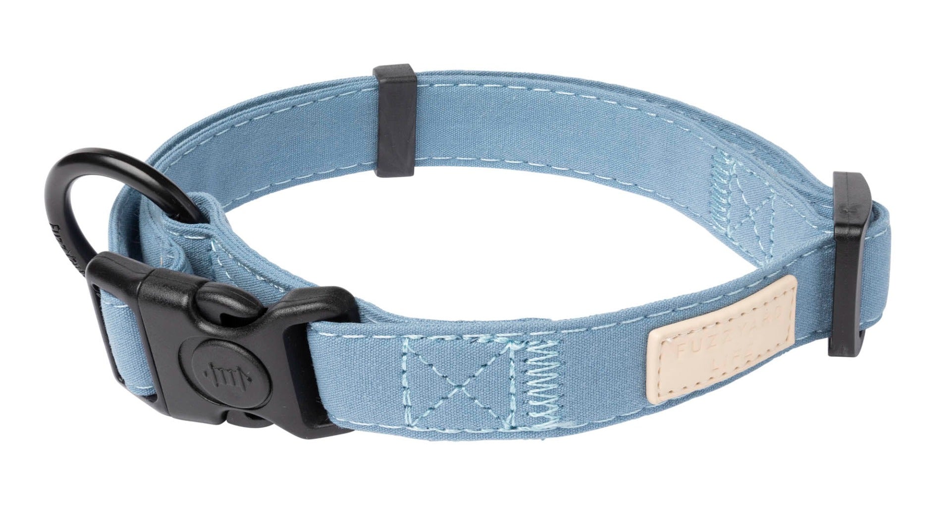 FuzzYard Life Dog Collar - French Blue - medium