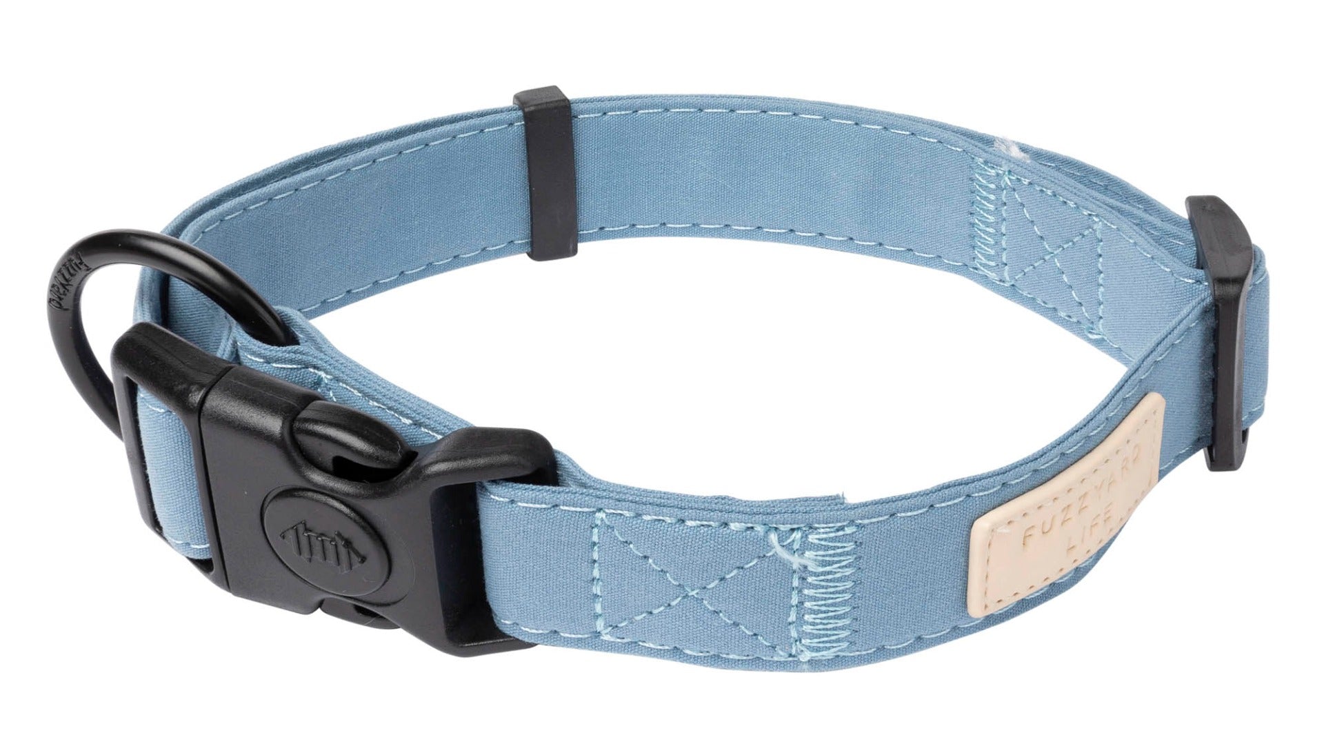 FuzzYard Life Dog Collar - French Blue - large