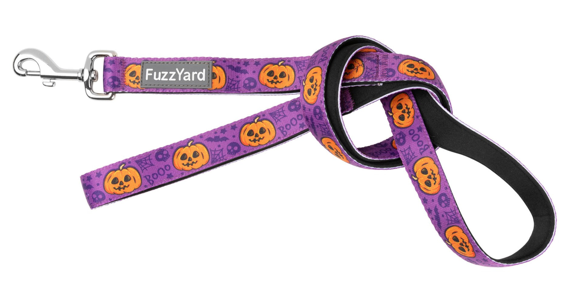 Jack Jack Jackie Lantern - Purple - Dog Lead by FuzzYard