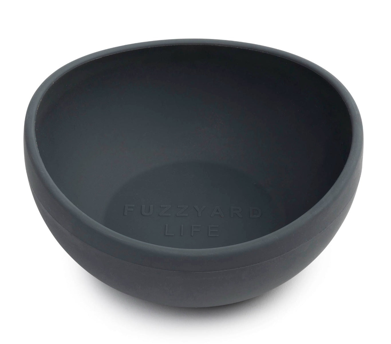 FuzzYard Life Silicone Bowl - Slate Grey - large