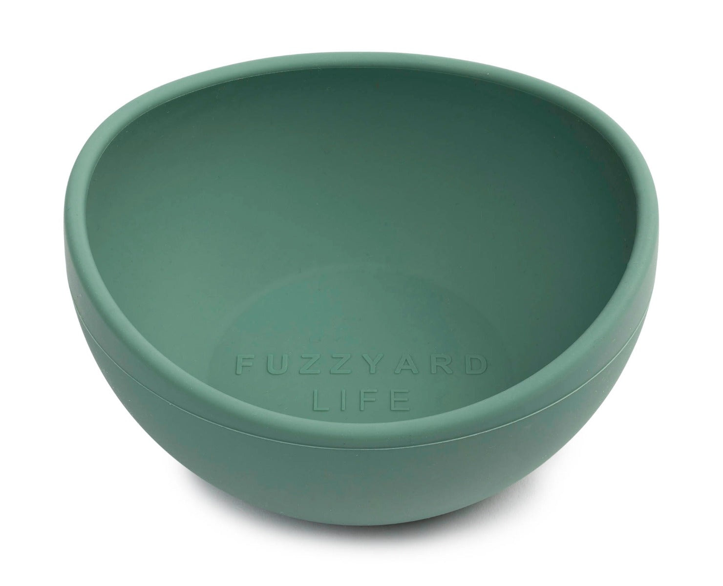 FuzzYard Life Silicone Bowl - Myrtle Green - small