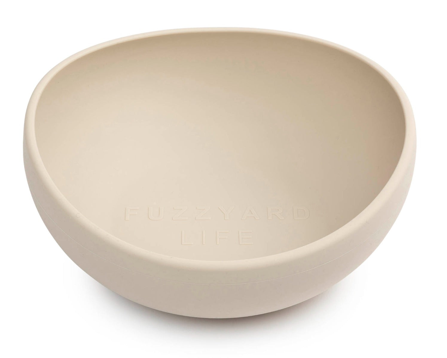 FuzzYard Life Silicone Bowl - Sandstone - large