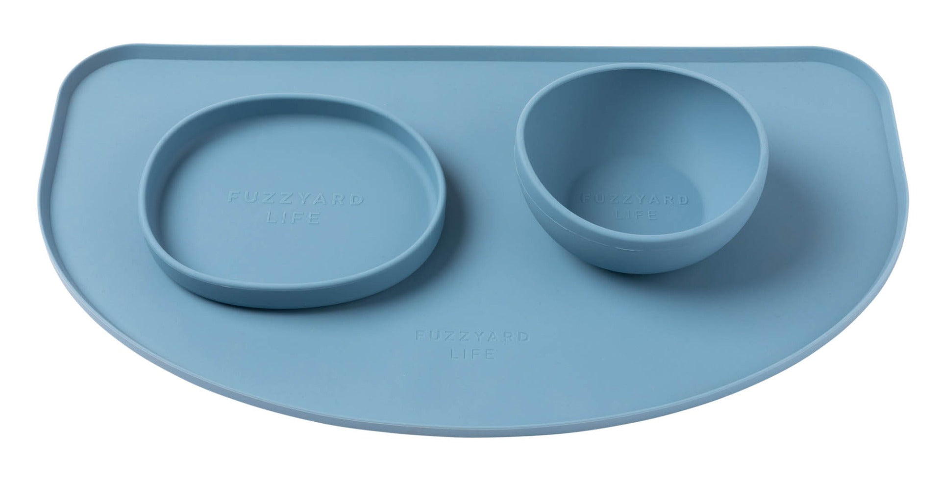FuzzYard Life Silicone Feeding Mat - French Blue by FuzzYard