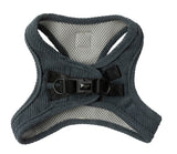 Corduroy Step In Harness - Slate Grey by FuzzYard Life