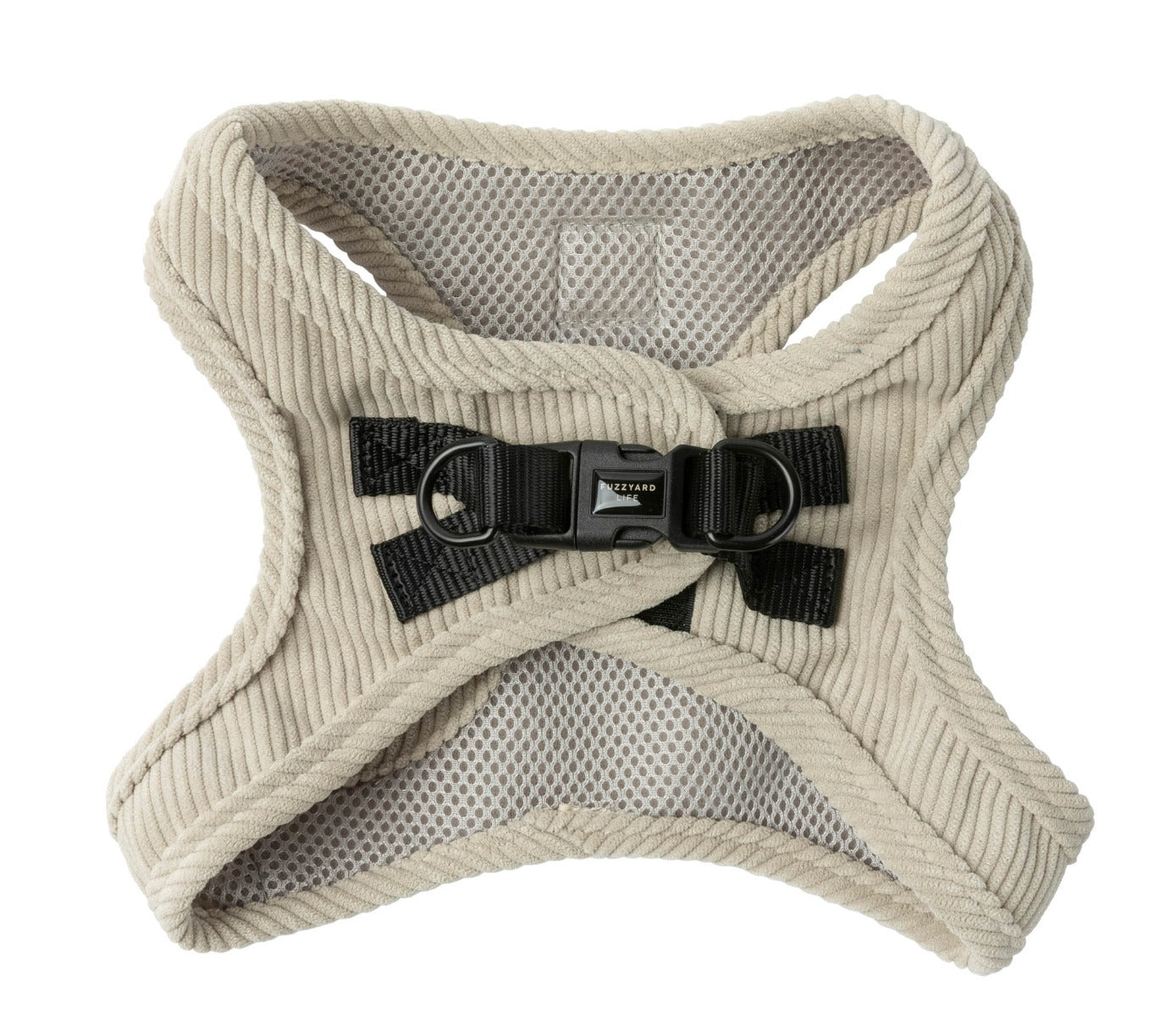 Corduroy Step In Harness - Sandstone by FuzzYard Life