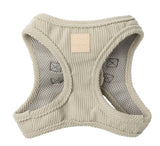 Corduroy Step In Harness - Sandstone by FuzzYard Life