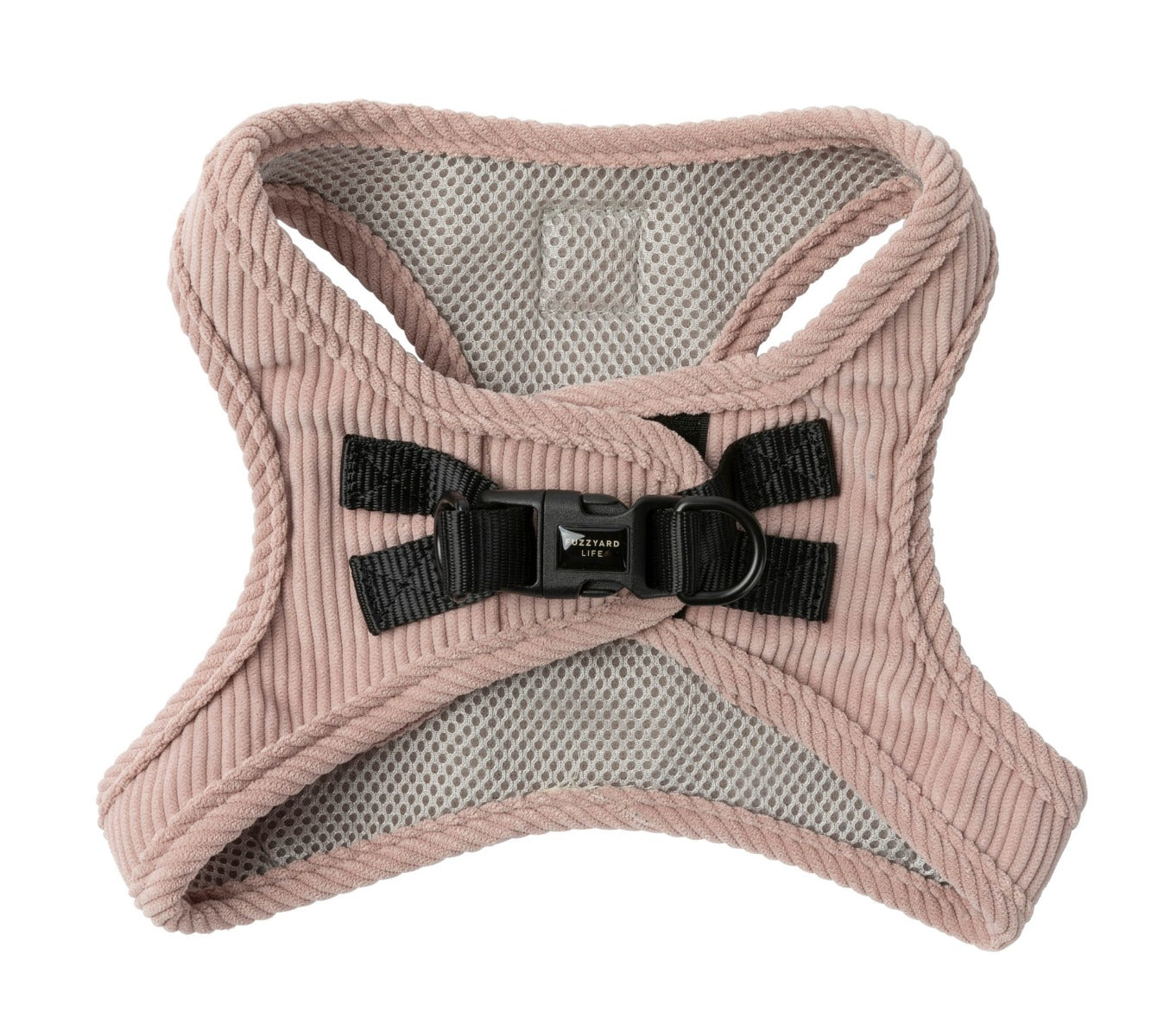 Corduroy Step In Harness - Soft Blush by FuzzYard Life