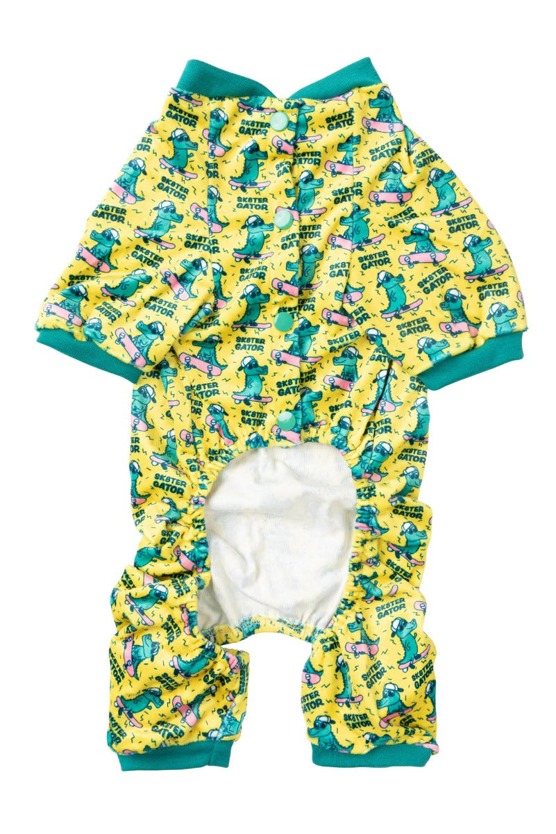 Sk8ter Gator -  Pet Pyjamas by FuzzYard