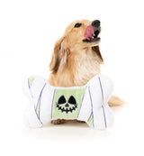 Smiling Ghoul Bone - Dog Toy by FuzzYard