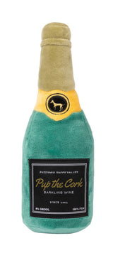 Pup The Cork Sparkling Wine - Dog Toy by FuzzYard