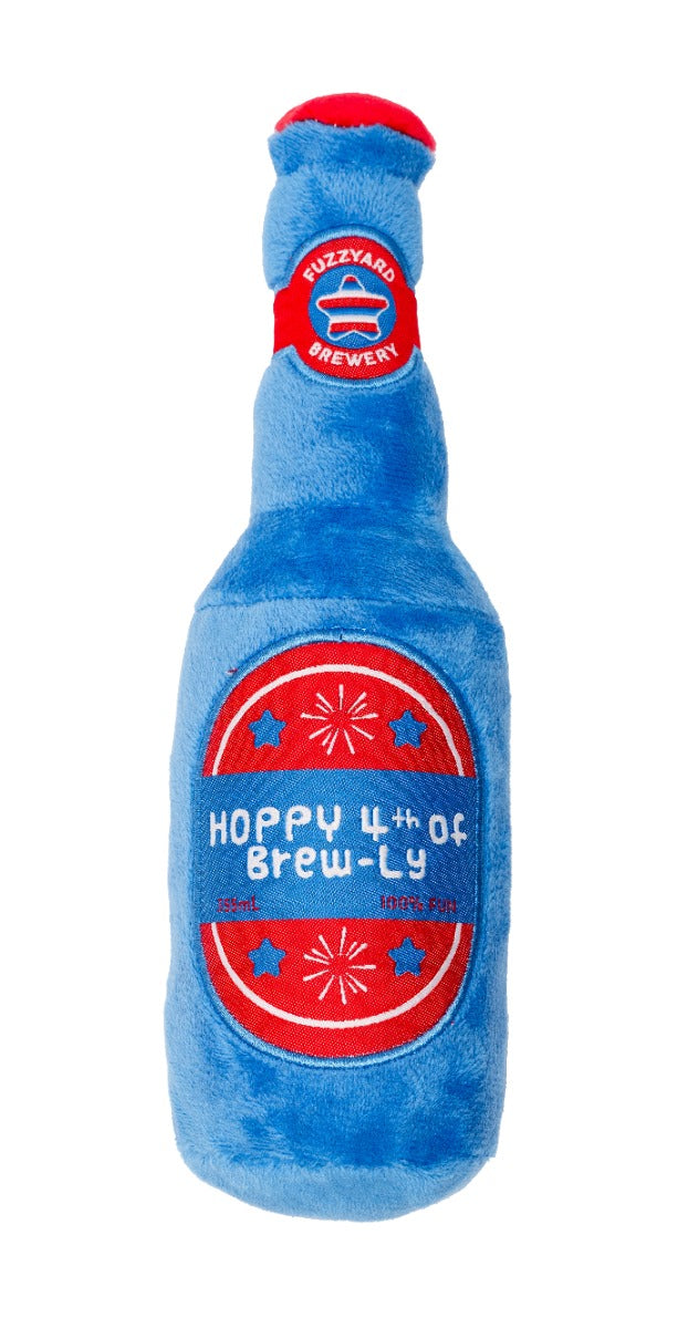 Happy 4th of Brew-ly -  Dog Toy by FuzzYard