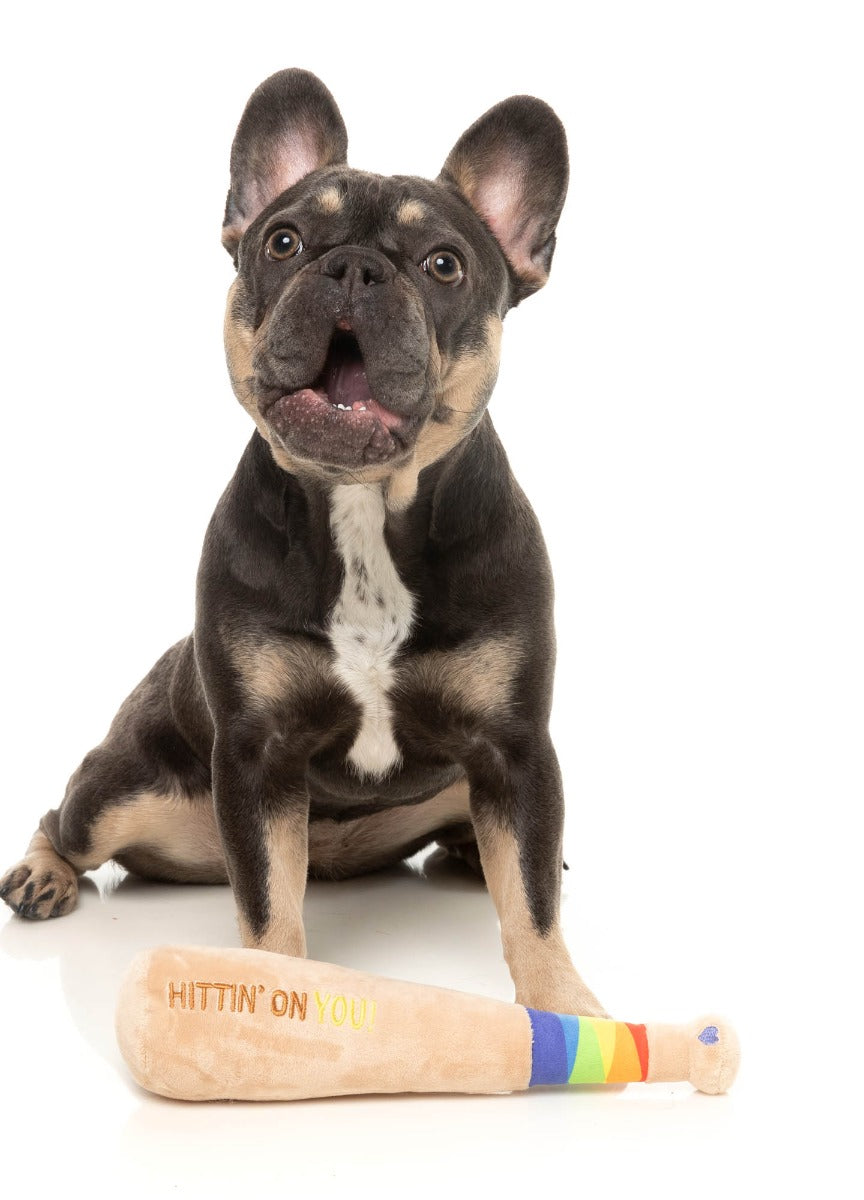 Hittin' On You Bat - Dog Toy by FuzzYard