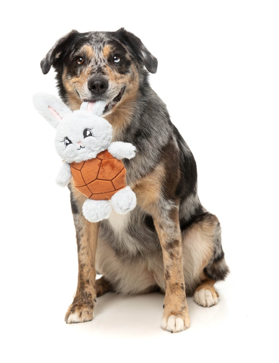 Choc Belly Bunny - Dog Toy by FuzzYard