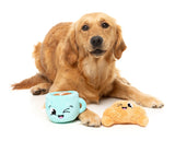 Croissant & Cappuccino 2PK - Dog Toy by FuzzYard