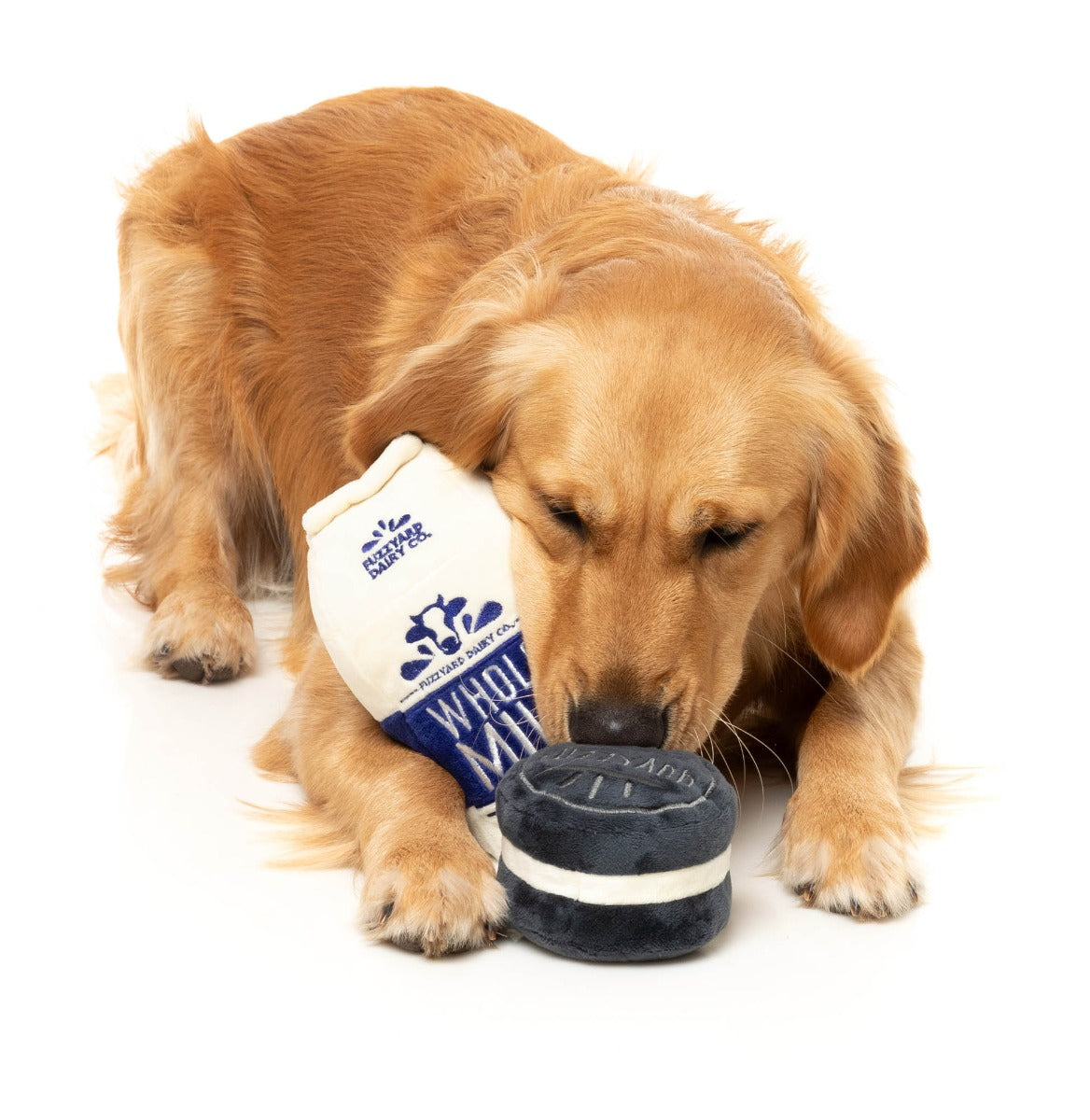 Milk & Cookie 2PK - Dog Toy by FuzzYard