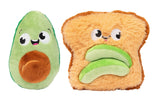 Avocado & Toast 2PK - Dog Toy by FuzzYard