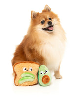 Avocado & Toast 2PK - Dog Toy by FuzzYard
