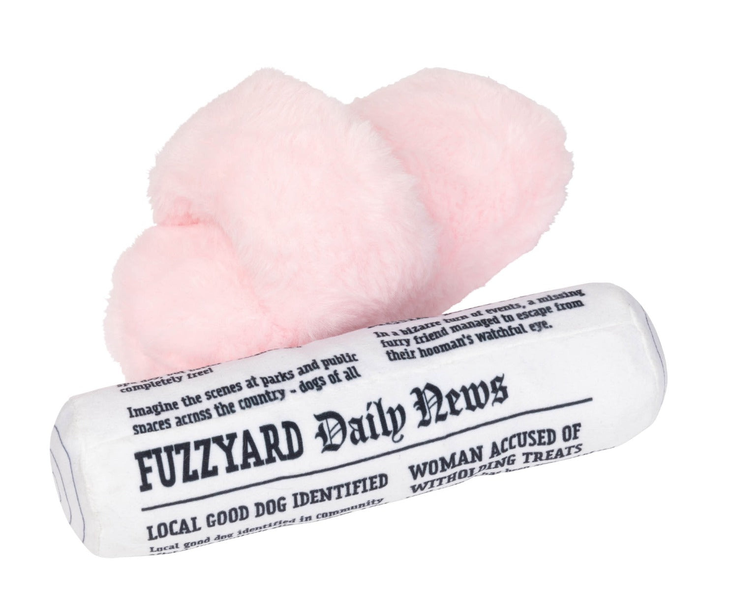 Fetch My Slippers & Paper 2PK - Dog Toy by FuzzYard
